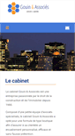 Mobile Screenshot of gouin-associes.com